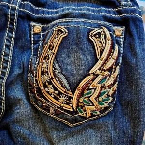 MISS ME JEANS Chloe bootcut horseshoe 29